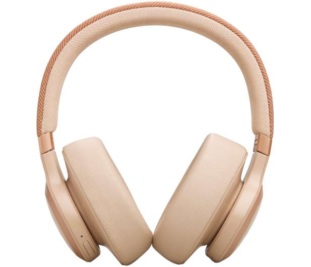 JBL LIVE 770NC Beżowe - 1241956 - zdjęcie